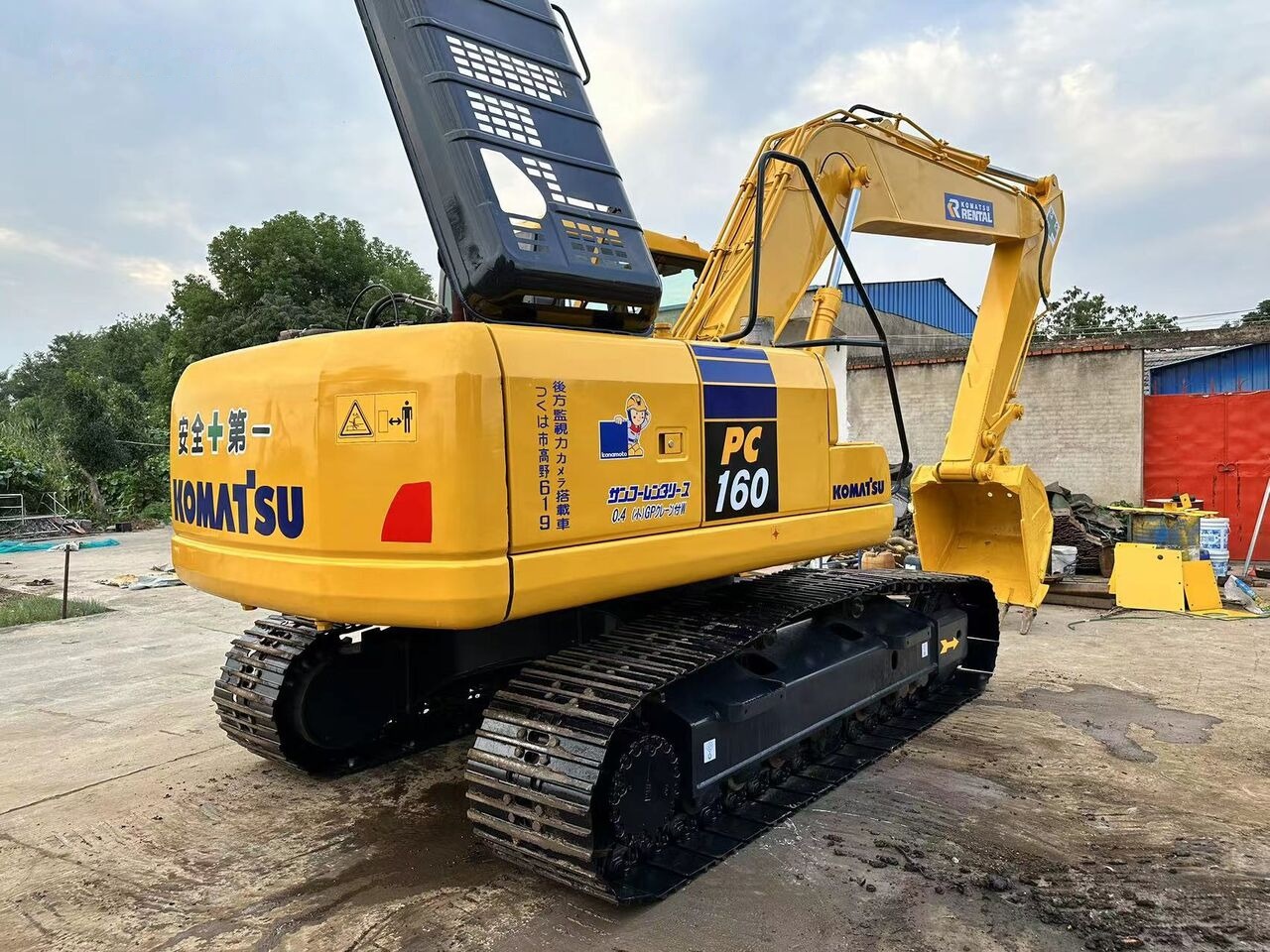 Telakaivukone Komatsu PC160: kuva Telakaivukone Komatsu PC160