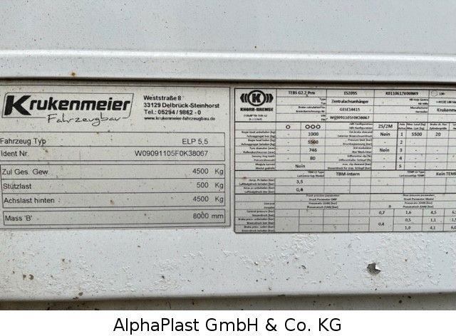 Krukenmeier Schiebeplane 1-Achs Hänger - Pressukapelliperävaunu: kuva Krukenmeier Schiebeplane 1-Achs Hänger - Pressukapelliperävaunu Krukenmeier Schiebeplane 1-Achs Hänger - Pressukapelliperävaunu: kuva Krukenmeier Schiebeplane 1-Achs Hänger - Pressukapelliperävaunu