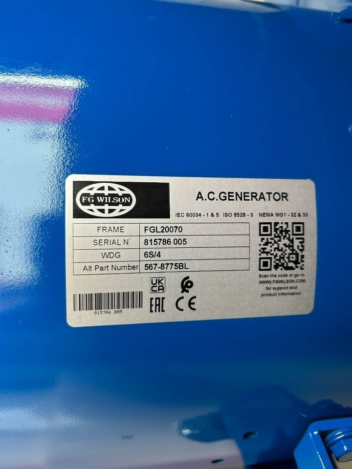 Uusi Sähkögeneraattori FG Wilson P55-3 - 55 kVA Genset - DPX-16005: kuva Uusi Sähkögeneraattori FG Wilson P55-3 - 55 kVA Genset - DPX-16005