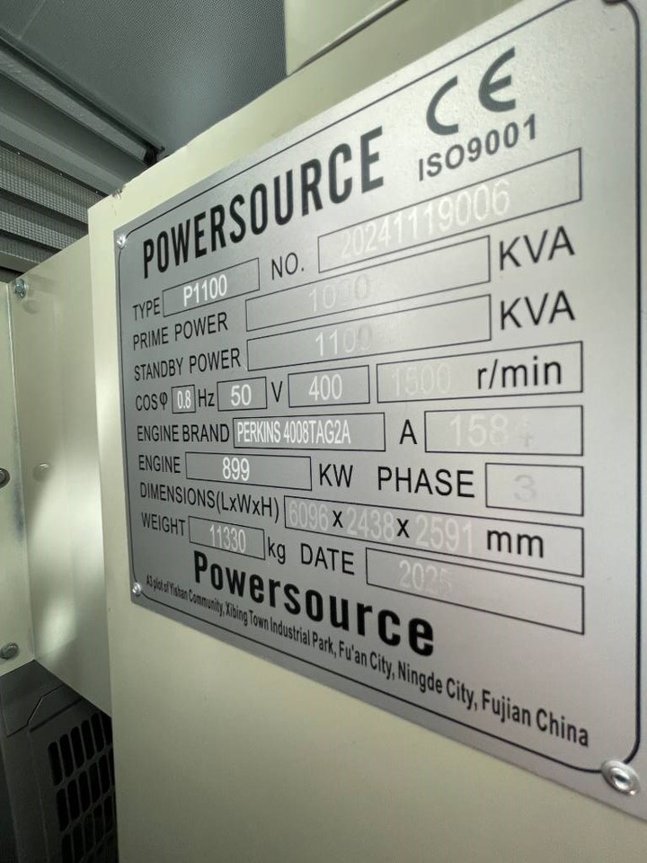 Perkins 4008TAG2A - 1100 kVA Generator - DPX-19820  - Sähkögeneraattori: kuva Perkins 4008TAG2A - 1100 kVA Generator - DPX-19820  - Sähkögeneraattori Perkins 4008TAG2A - 1100 kVA Generator - DPX-19820  - Sähkögeneraattori: kuva Perkins 4008TAG2A - 1100 kVA Generator - DPX-19820  - Sähkögeneraattori