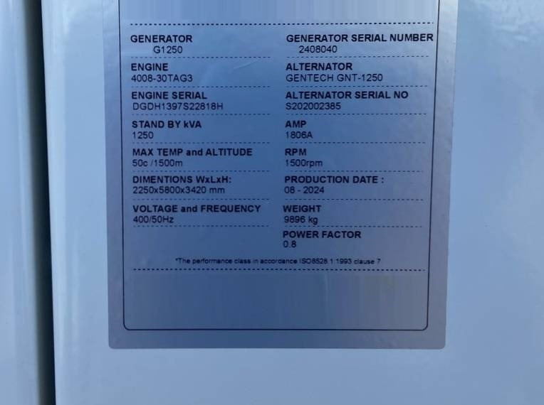 Perkins 4008TAG3 - 1.250 kVA Generator - DPX-21070  - Sähkögeneraattori: kuva Perkins 4008TAG3 - 1.250 kVA Generator - DPX-21070  - Sähkögeneraattori Perkins 4008TAG3 - 1.250 kVA Generator - DPX-21070  - Sähkögeneraattori: kuva Perkins 4008TAG3 - 1.250 kVA Generator - DPX-21070  - Sähkögeneraattori