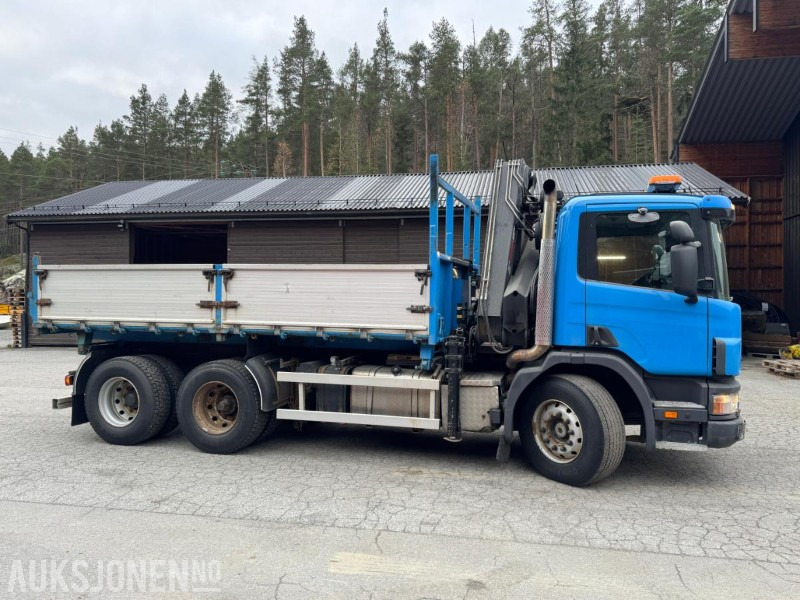 1997 Scania P124 400 kranbil med 3-veis tipp og klype - Nosturiauto: kuva 1997 Scania P124 400 kranbil med 3-veis tipp og klype - Nosturiauto 1997 Scania P124 400 kranbil med 3-veis tipp og klype - Nosturiauto: kuva 1997 Scania P124 400 kranbil med 3-veis tipp og klype - Nosturiauto