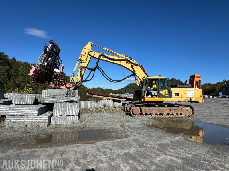 2005 Komatsu PC340 LC-7 Gravemaskin m/ Sandvik DQ440 steintrimmer - Porakone: kuva 2005 Komatsu PC340 LC-7 Gravemaskin m/ Sandvik DQ440 steintrimmer - Porakone 2005 Komatsu PC340 LC-7 Gravemaskin m/ Sandvik DQ440 steintrimmer - Porakone: kuva 2005 Komatsu PC340 LC-7 Gravemaskin m/ Sandvik DQ440 steintrimmer - Porakone