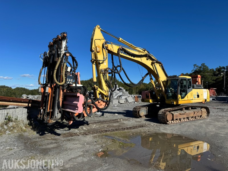 2005 Komatsu PC340 LC-7 Gravemaskin m/ Sandvik DQ440 steintrimmer - Porakone: kuva 2005 Komatsu PC340 LC-7 Gravemaskin m/ Sandvik DQ440 steintrimmer - Porakone 2005 Komatsu PC340 LC-7 Gravemaskin m/ Sandvik DQ440 steintrimmer - Porakone: kuva 2005 Komatsu PC340 LC-7 Gravemaskin m/ Sandvik DQ440 steintrimmer - Porakone