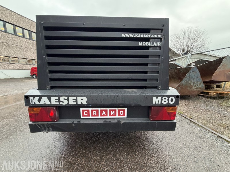 2014 KAESER M80 transportabel kompressor 8,0 m3 - Rakennustarvikkeet: kuva 2014 KAESER M80 transportabel kompressor 8,0 m3 - Rakennustarvikkeet 2014 KAESER M80 transportabel kompressor 8,0 m3 - Rakennustarvikkeet: kuva 2014 KAESER M80 transportabel kompressor 8,0 m3 - Rakennustarvikkeet