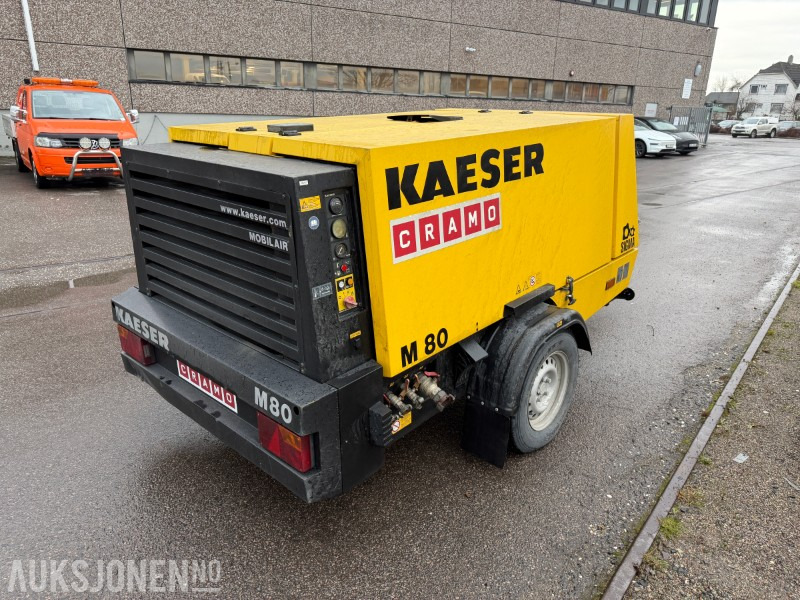 2014 KAESER M80 transportabel kompressor 8,0 m3 - Rakennustarvikkeet: kuva 2014 KAESER M80 transportabel kompressor 8,0 m3 - Rakennustarvikkeet 2014 KAESER M80 transportabel kompressor 8,0 m3 - Rakennustarvikkeet: kuva 2014 KAESER M80 transportabel kompressor 8,0 m3 - Rakennustarvikkeet