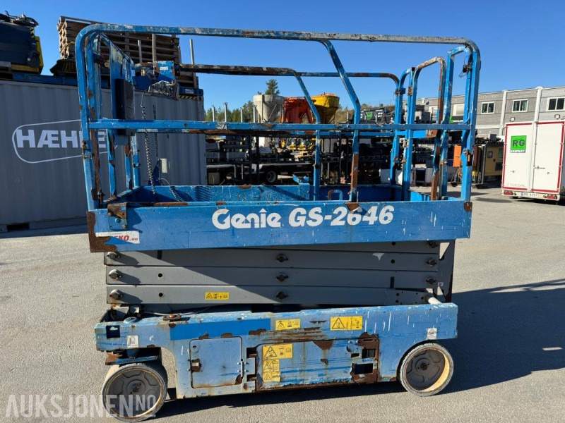 2016 Genie GS-2646 batteridreven sakselift / 10m / Årskontrollert - Henkilönostin: kuva 2016 Genie GS-2646 batteridreven sakselift / 10m / Årskontrollert - Henkilönostin 2016 Genie GS-2646 batteridreven sakselift / 10m / Årskontrollert - Henkilönostin: kuva 2016 Genie GS-2646 batteridreven sakselift / 10m / Årskontrollert - Henkilönostin