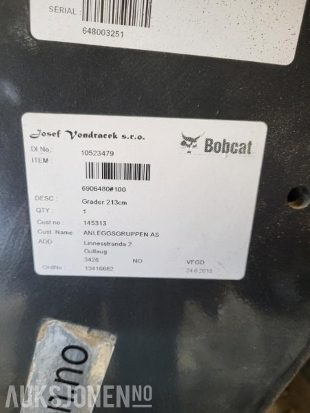 2018 Bobcat Grader 213 - Veiskrape til Bobcat - Rakennustarvikkeet: kuva 2018 Bobcat Grader 213 - Veiskrape til Bobcat - Rakennustarvikkeet 2018 Bobcat Grader 213 - Veiskrape til Bobcat - Rakennustarvikkeet: kuva 2018 Bobcat Grader 213 - Veiskrape til Bobcat - Rakennustarvikkeet