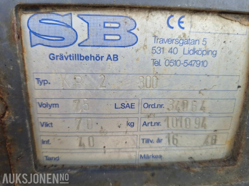 2016 SB Smalskuff, S40 - Lisälaitteet - Rakennuskoneet: kuva 2016 SB Smalskuff, S40 - Lisälaitteet - Rakennuskoneet 2016 SB Smalskuff, S40 - Lisälaitteet - Rakennuskoneet: kuva 2016 SB Smalskuff, S40 - Lisälaitteet - Rakennuskoneet