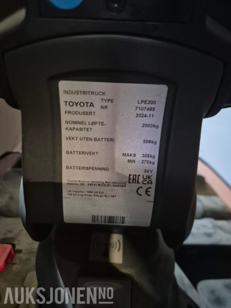 2024 Toyota LPE200 - Materiaalinkäsittely: kuva 2024 Toyota LPE200 - Materiaalinkäsittely 2024 Toyota LPE200 - Materiaalinkäsittely: kuva 2024 Toyota LPE200 - Materiaalinkäsittely