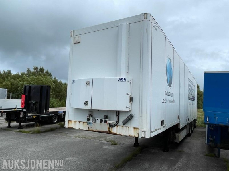 2007 Ekeri L3 Skaphenger med full sideåpning - 3-akslet - Tillatt totalvekt: 45000 kg. - Perävaunu: kuva 2007 Ekeri L3 Skaphenger med full sideåpning - 3-akslet - Tillatt totalvekt: 45000 kg. - Perävaunu 2007 Ekeri L3 Skaphenger med full sideåpning - 3-akslet - Tillatt totalvekt: 45000 kg. - Perävaunu: kuva 2007 Ekeri L3 Skaphenger med full sideåpning - 3-akslet - Tillatt totalvekt: 45000 kg. - Perävaunu