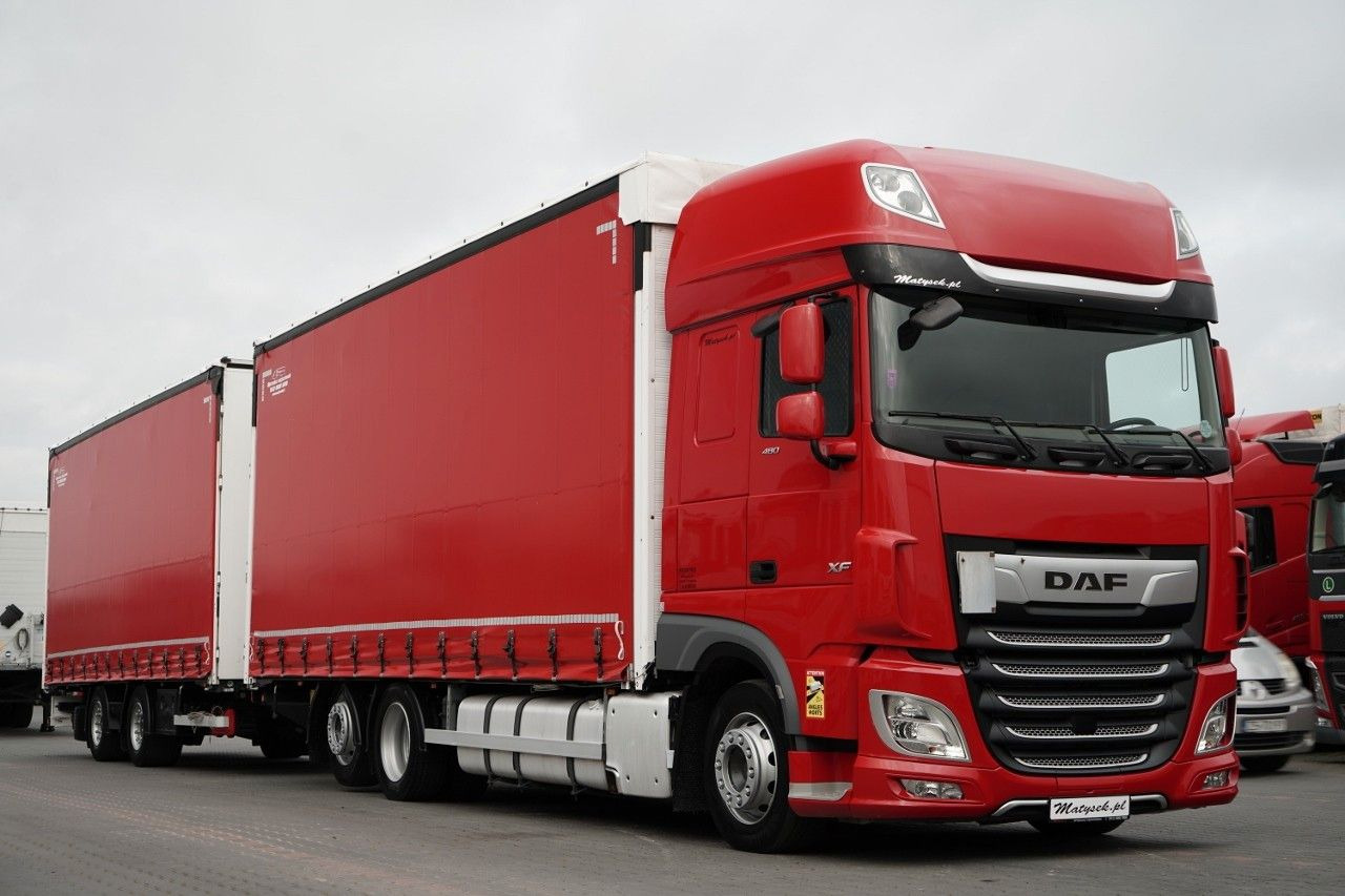 DAF XF 480 / ZESTAW TANDEM / 120 M3 / PRZEJAZDOWY / - Pressukapelli kuorma-auto: kuva  DAF XF 480 / ZESTAW TANDEM / 120 M3 / PRZEJAZDOWY / - Pressukapelli kuorma-auto DAF XF 480 / ZESTAW TANDEM / 120 M3 / PRZEJAZDOWY / - Pressukapelli kuorma-auto: kuva  DAF XF 480 / ZESTAW TANDEM / 120 M3 / PRZEJAZDOWY / - Pressukapelli kuorma-auto