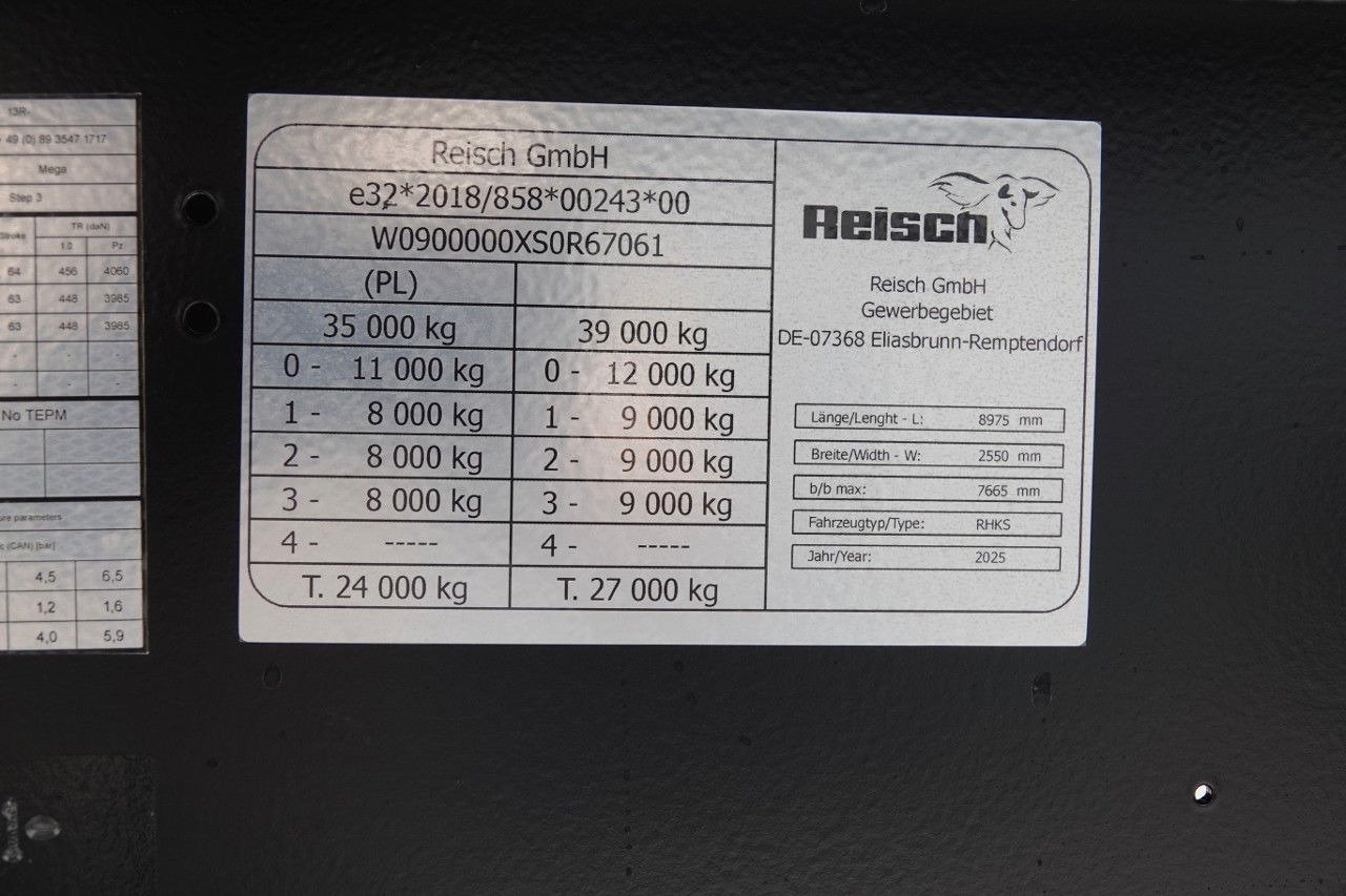 Kippiauto puoliperävaunu Reisch WYWROTKA 31 m3 / RHKS / PODŁOGA 8MM / FABRYCZNIE: kuva Kippiauto puoliperävaunu Reisch WYWROTKA 31 m3 / RHKS / PODŁOGA 8MM / FABRYCZNIE