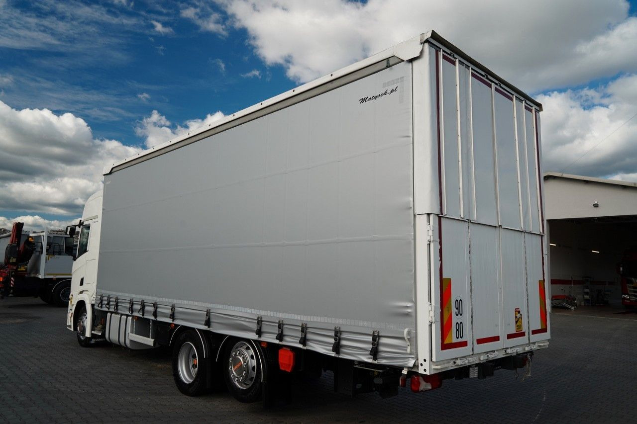 Scania R 450 / MEGA / 6x2 / FIRANKA - 8,2 m / SOLÓWKA / - Pressukapelli kuorma-auto: kuva Scania R 450 / MEGA / 6x2 / FIRANKA - 8,2 m / SOLÓWKA / - Pressukapelli kuorma-auto Scania R 450 / MEGA / 6x2 / FIRANKA - 8,2 m / SOLÓWKA / - Pressukapelli kuorma-auto: kuva Scania R 450 / MEGA / 6x2 / FIRANKA - 8,2 m / SOLÓWKA / - Pressukapelli kuorma-auto