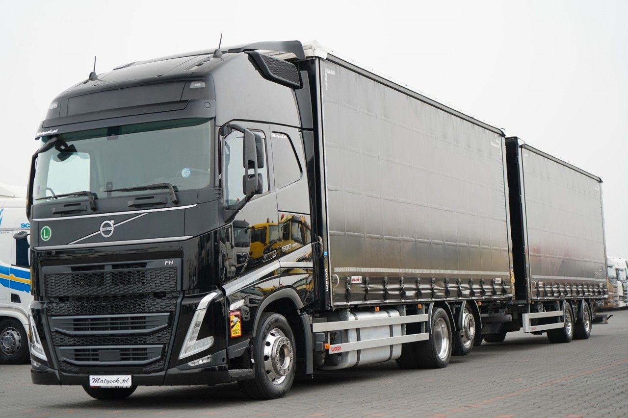 Volvo FH 500 /XXL / ZESTAW TANDEM PRZEJAZDOWY 120 M3 / - Pressukapelli kuorma-auto, Pressukapelliperävaunu: kuva Volvo FH 500 /XXL / ZESTAW TANDEM PRZEJAZDOWY 120 M3 / - Pressukapelli kuorma-auto, Pressukapelliperävaunu Volvo FH 500 /XXL / ZESTAW TANDEM PRZEJAZDOWY 120 M3 / - Pressukapelli kuorma-auto, Pressukapelliperävaunu: kuva Volvo FH 500 /XXL / ZESTAW TANDEM PRZEJAZDOWY 120 M3 / - Pressukapelli kuorma-auto, Pressukapelliperävaunu