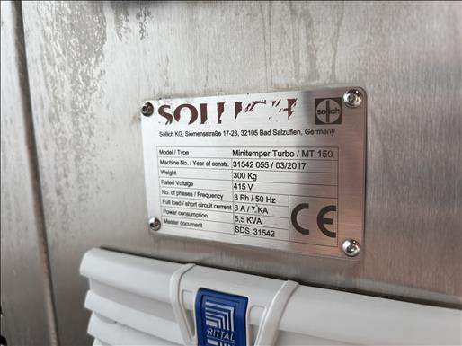 Elintarviketeollisuuden kone Sollich Minitemper Turbo MT150 Chocolate tempering machine: kuva Elintarviketeollisuuden kone Sollich Minitemper Turbo MT150 Chocolate tempering machine