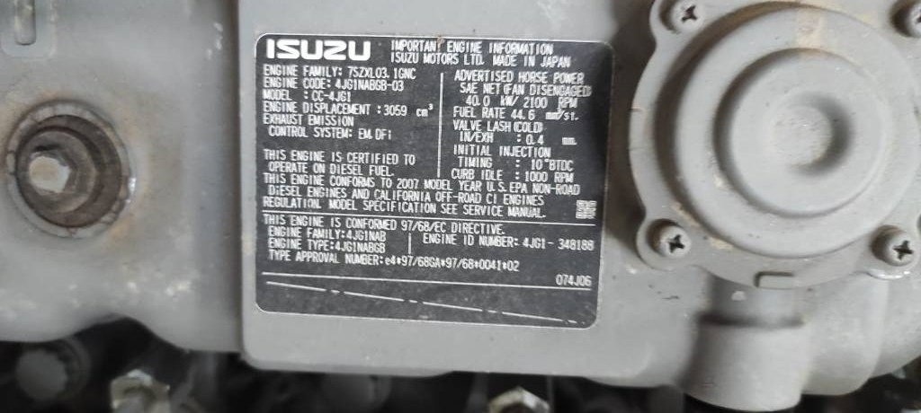 Isuzu CC-4JG1 - Moottori - Rakennuskoneet: kuva Isuzu CC-4JG1 - Moottori - Rakennuskoneet Isuzu CC-4JG1 - Moottori - Rakennuskoneet: kuva Isuzu CC-4JG1 - Moottori - Rakennuskoneet