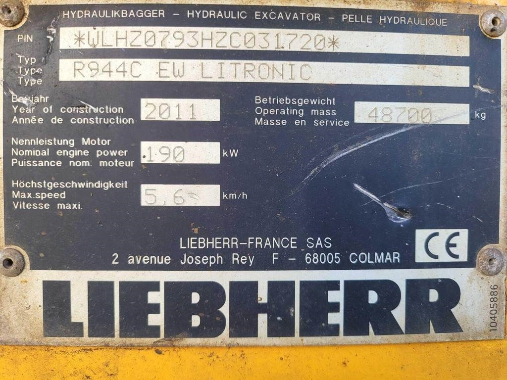 Liebherr R944C EW LITRONIC - Telakaivukone: kuva Liebherr R944C EW LITRONIC - Telakaivukone Liebherr R944C EW LITRONIC - Telakaivukone: kuva Liebherr R944C EW LITRONIC - Telakaivukone