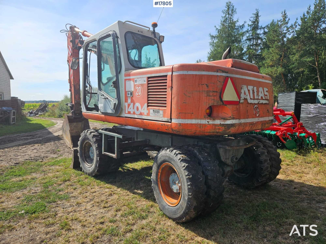 1995 Atlas 1404 - Pyöräalustainen kaivinkone: kuva 1995 Atlas 1404 - Pyöräalustainen kaivinkone 1995 Atlas 1404 - Pyöräalustainen kaivinkone: kuva 1995 Atlas 1404 - Pyöräalustainen kaivinkone