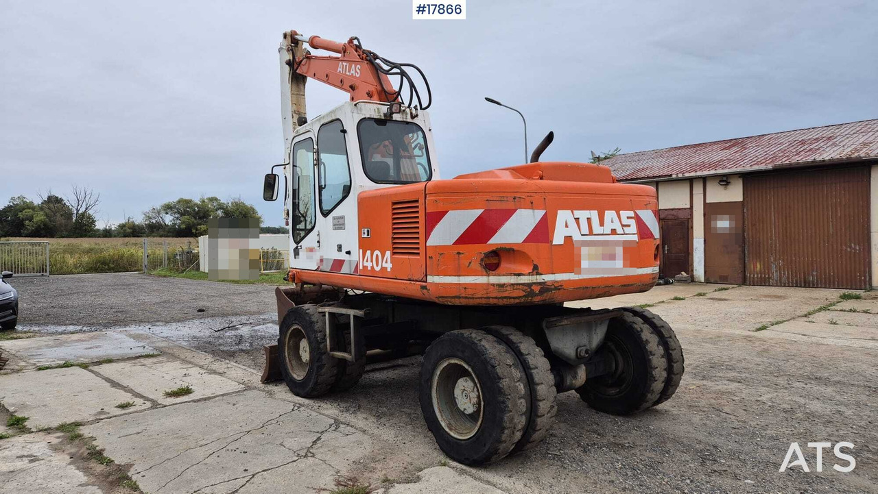 1995 Atlas 1404 - Pyöräalustainen kaivinkone: kuva 1995 Atlas 1404 - Pyöräalustainen kaivinkone 1995 Atlas 1404 - Pyöräalustainen kaivinkone: kuva 1995 Atlas 1404 - Pyöräalustainen kaivinkone