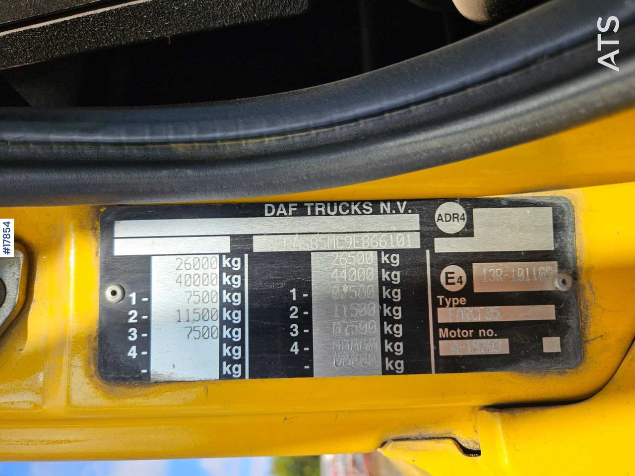 Koukkulava kuorma-auto 2009 DAF CF 85.410: kuva Koukkulava kuorma-auto 2009 DAF CF 85.410