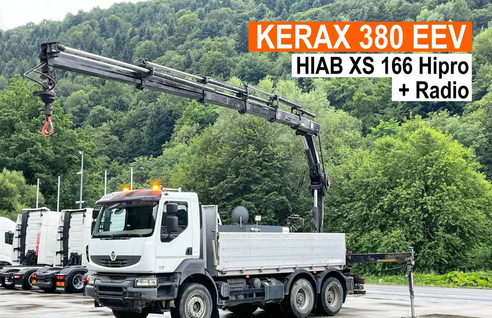 Renault Kerax 380 EEV // Skrzynia Burtowa // HIAB XS166 Hipro + Radio // Zwolnice // // - Lava-kuorma-auto, Nosturiauto: kuva Renault Kerax 380 EEV // Skrzynia Burtowa // HIAB XS166 Hipro + Radio // Zwolnice // // - Lava-kuorma-auto, Nosturiauto Renault Kerax 380 EEV // Skrzynia Burtowa // HIAB XS166 Hipro + Radio // Zwolnice // // - Lava-kuorma-auto, Nosturiauto: kuva Renault Kerax 380 EEV // Skrzynia Burtowa // HIAB XS166 Hipro + Radio // Zwolnice // // - Lava-kuorma-auto, Nosturiauto