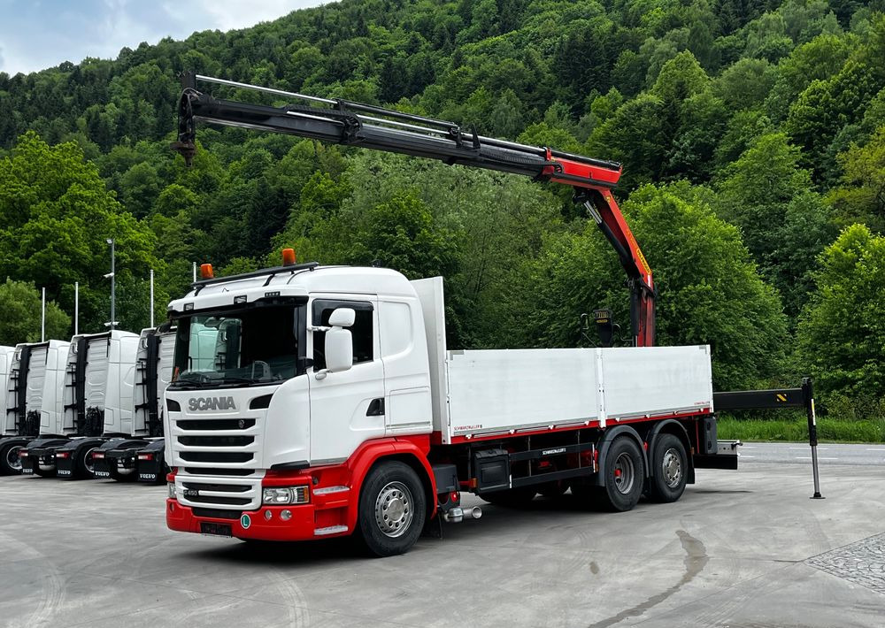 Scania G450 // 6x2// Skrzynia 6.40x2.49 // HDS Palfinger // Oś skrętna podnoszona // - Lava-kuorma-auto, Nosturiauto: kuva Scania G450 // 6x2// Skrzynia 6.40x2.49 // HDS Palfinger // Oś skrętna podnoszona // - Lava-kuorma-auto, Nosturiauto Scania G450 // 6x2// Skrzynia 6.40x2.49 // HDS Palfinger // Oś skrętna podnoszona // - Lava-kuorma-auto, Nosturiauto: kuva Scania G450 // 6x2// Skrzynia 6.40x2.49 // HDS Palfinger // Oś skrętna podnoszona // - Lava-kuorma-auto, Nosturiauto