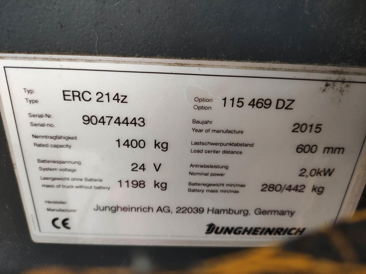 Jungheinrich ERC 214 Z - Pinoamistrukki: kuva Jungheinrich ERC 214 Z - Pinoamistrukki Jungheinrich ERC 214 Z - Pinoamistrukki: kuva Jungheinrich ERC 214 Z - Pinoamistrukki