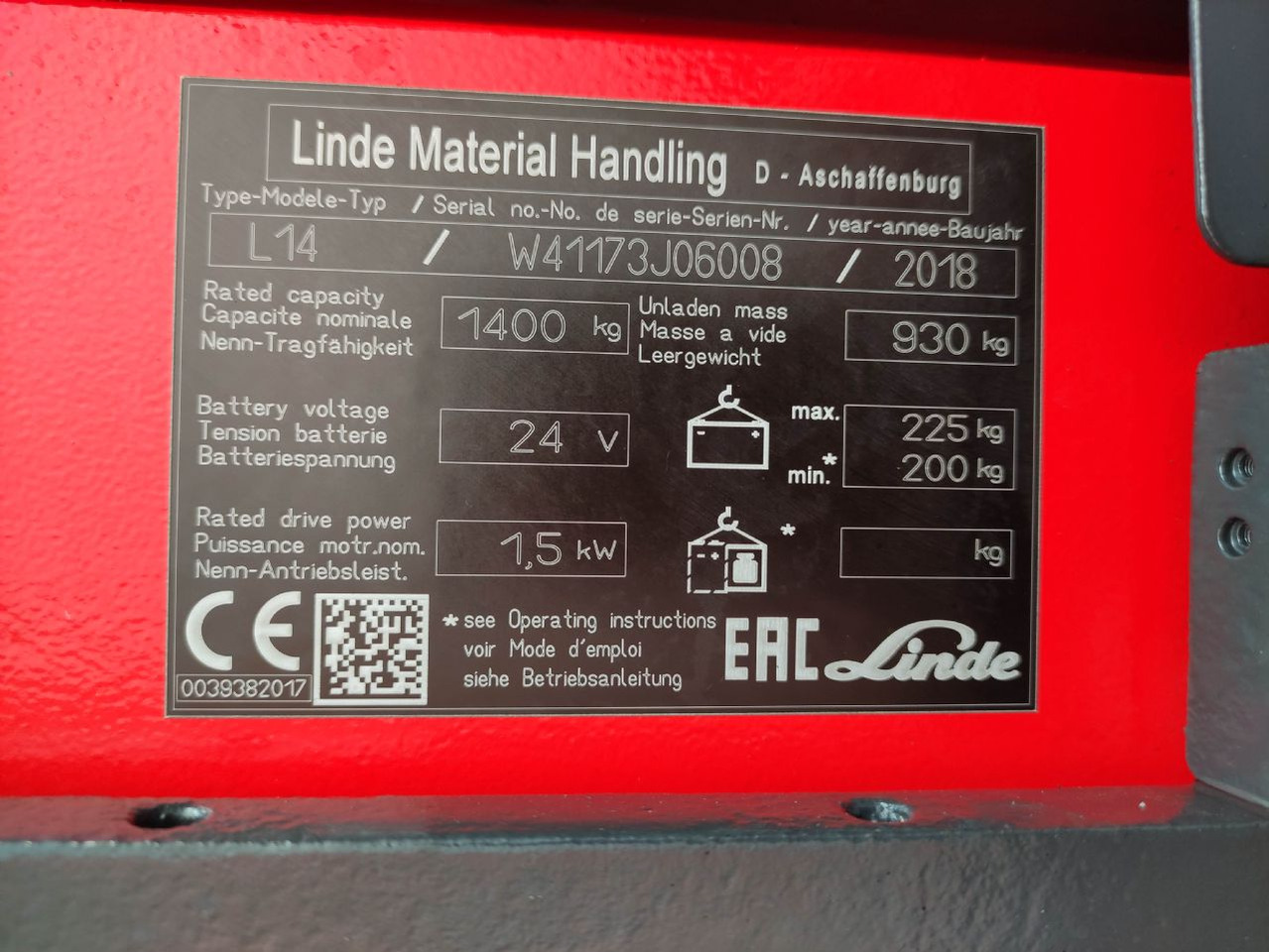 Linde L14i-1173 - Pinoamistrukki: kuva Linde L14i-1173 - Pinoamistrukki Linde L14i-1173 - Pinoamistrukki: kuva Linde L14i-1173 - Pinoamistrukki