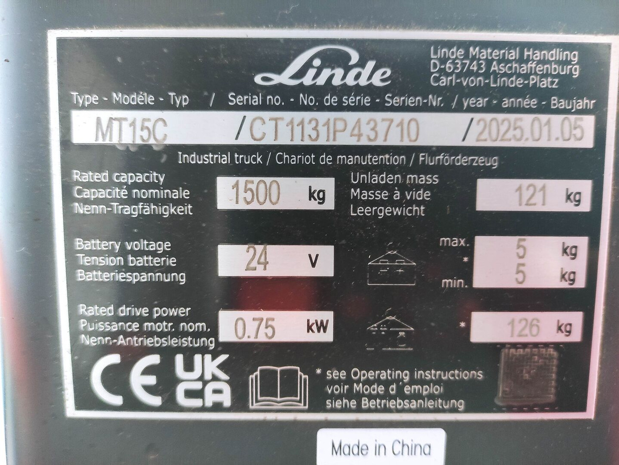 Linde MT15C - Haarukkavaunu: kuva Linde MT15C - Haarukkavaunu Linde MT15C - Haarukkavaunu: kuva Linde MT15C - Haarukkavaunu