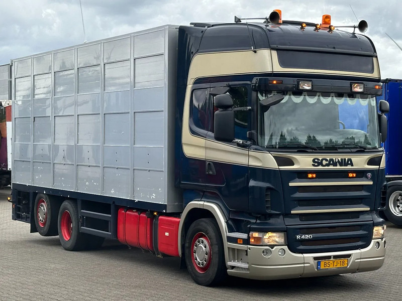 Scania R420 6x2 Topline / 3 Stock Animal Transport / Retarder / Euro 5 - Eläinten kuljetus kuorma-auto: kuva Scania R420 6x2 Topline / 3 Stock Animal Transport / Retarder / Euro 5 - Eläinten kuljetus kuorma-auto Scania R420 6x2 Topline / 3 Stock Animal Transport / Retarder / Euro 5 - Eläinten kuljetus kuorma-auto: kuva Scania R420 6x2 Topline / 3 Stock Animal Transport / Retarder / Euro 5 - Eläinten kuljetus kuorma-auto