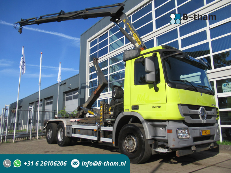 Mercedes-Benz Actros 2632 6X4 Steel + Palfinger PK18002-EH + 20T Haak Hook Haken - Konttialus/ Vaihtokuormatilat kuorma-auto, Nosturiauto: kuva Mercedes-Benz Actros 2632 6X4 Steel + Palfinger PK18002-EH + 20T Haak Hook Haken - Konttialus/ Vaihtokuormatilat kuorma-auto, Nosturiauto Mercedes-Benz Actros 2632 6X4 Steel + Palfinger PK18002-EH + 20T Haak Hook Haken - Konttialus/ Vaihtokuormatilat kuorma-auto, Nosturiauto: kuva Mercedes-Benz Actros 2632 6X4 Steel + Palfinger PK18002-EH + 20T Haak Hook Haken - Konttialus/ Vaihtokuormatilat kuorma-auto, Nosturiauto