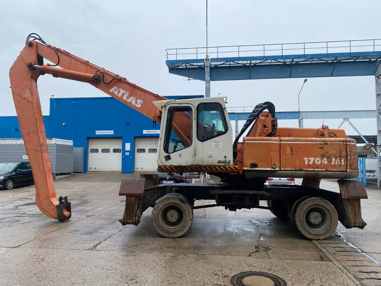 Atlas 1704 MI mit Greifer Umschlagbagger Lang - Pyöräalustainen kaivinkone: kuva Atlas 1704 MI mit Greifer Umschlagbagger Lang - Pyöräalustainen kaivinkone Atlas 1704 MI mit Greifer Umschlagbagger Lang - Pyöräalustainen kaivinkone: kuva Atlas 1704 MI mit Greifer Umschlagbagger Lang - Pyöräalustainen kaivinkone