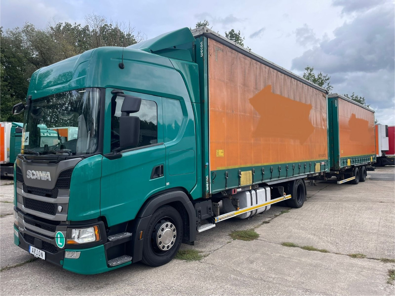 Scania G450 Pritsche+Plane/ANHÄNGER/KOTSCHENREUTHER - Pressukapelli kuorma-auto: kuva Scania G450 Pritsche+Plane/ANHÄNGER/KOTSCHENREUTHER - Pressukapelli kuorma-auto Scania G450 Pritsche+Plane/ANHÄNGER/KOTSCHENREUTHER - Pressukapelli kuorma-auto: kuva Scania G450 Pritsche+Plane/ANHÄNGER/KOTSCHENREUTHER - Pressukapelli kuorma-auto