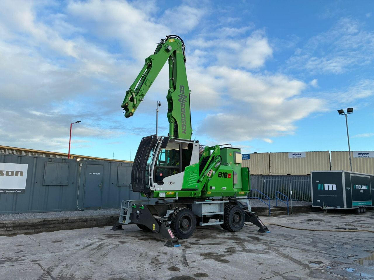 Sennebogen 818E Electric - Materiaalinkäsittelykone: kuva Sennebogen 818E Electric - Materiaalinkäsittelykone Sennebogen 818E Electric - Materiaalinkäsittelykone: kuva Sennebogen 818E Electric - Materiaalinkäsittelykone