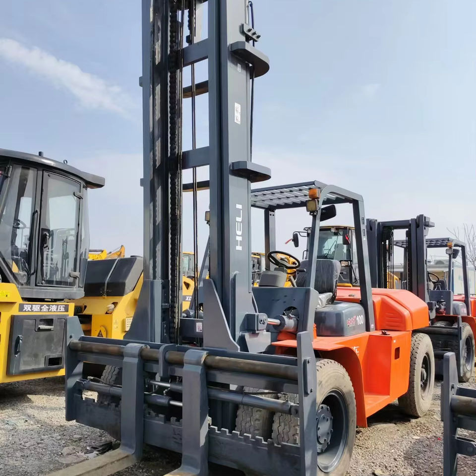 6-Meter Lift Height Mast Forklift Used Heli 10-Ton Forklift Truck  Cpcd100 - Vastapainotrukki: kuva  6-Meter Lift Height Mast Forklift Used Heli 10-Ton Forklift Truck  Cpcd100 - Vastapainotrukki 6-Meter Lift Height Mast Forklift Used Heli 10-Ton Forklift Truck  Cpcd100 - Vastapainotrukki: kuva  6-Meter Lift Height Mast Forklift Used Heli 10-Ton Forklift Truck  Cpcd100 - Vastapainotrukki