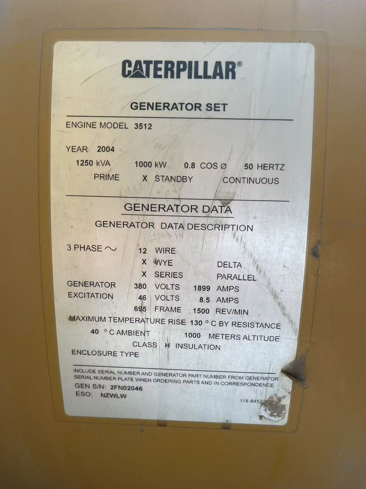 CATPILLAR 3512 - Työkalu/ Laitteet: kuva CATPILLAR 3512 - Työkalu/ Laitteet CATPILLAR 3512 - Työkalu/ Laitteet: kuva CATPILLAR 3512 - Työkalu/ Laitteet
