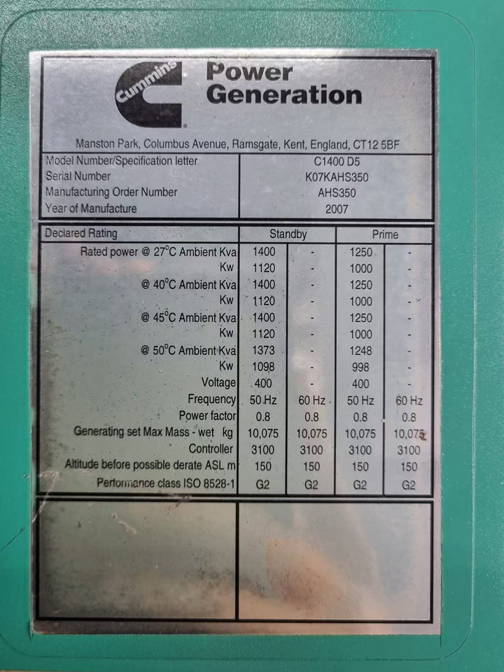 CUMMINS KTA50-G3 - Työkalu/ Laitteet: kuva CUMMINS KTA50-G3 - Työkalu/ Laitteet CUMMINS KTA50-G3 - Työkalu/ Laitteet: kuva CUMMINS KTA50-G3 - Työkalu/ Laitteet