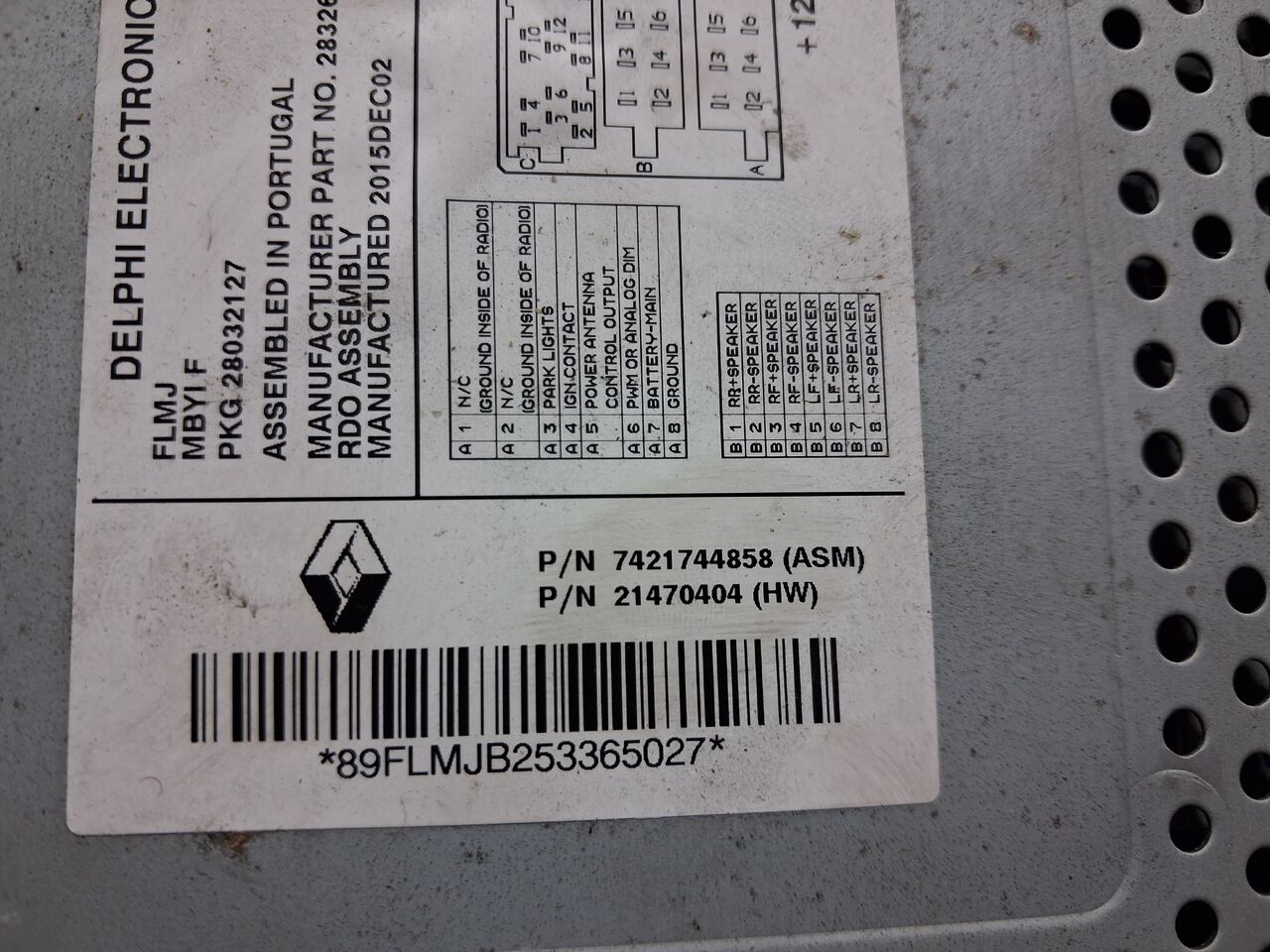 DELPHI RADIO DELPHI RADIOODTWARZACZ CD 12V RENAULT GAMA D ORYGINAŁ - Ohjaamo ja sisustus - Kuorma-auto: kuva DELPHI RADIO DELPHI RADIOODTWARZACZ CD 12V RENAULT GAMA D ORYGINAŁ - Ohjaamo ja sisustus - Kuorma-auto DELPHI RADIO DELPHI RADIOODTWARZACZ CD 12V RENAULT GAMA D ORYGINAŁ - Ohjaamo ja sisustus - Kuorma-auto: kuva DELPHI RADIO DELPHI RADIOODTWARZACZ CD 12V RENAULT GAMA D ORYGINAŁ - Ohjaamo ja sisustus - Kuorma-auto