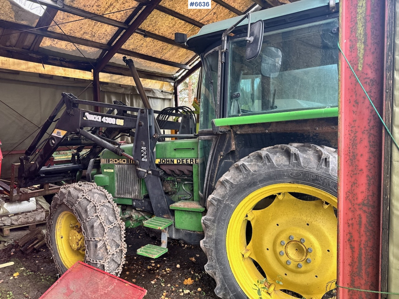 1985 John Deere 2040 4x4 m/ Frontlaster. - Traktori: kuva 1985 John Deere 2040 4x4 m/ Frontlaster. - Traktori 1985 John Deere 2040 4x4 m/ Frontlaster. - Traktori: kuva 1985 John Deere 2040 4x4 m/ Frontlaster. - Traktori