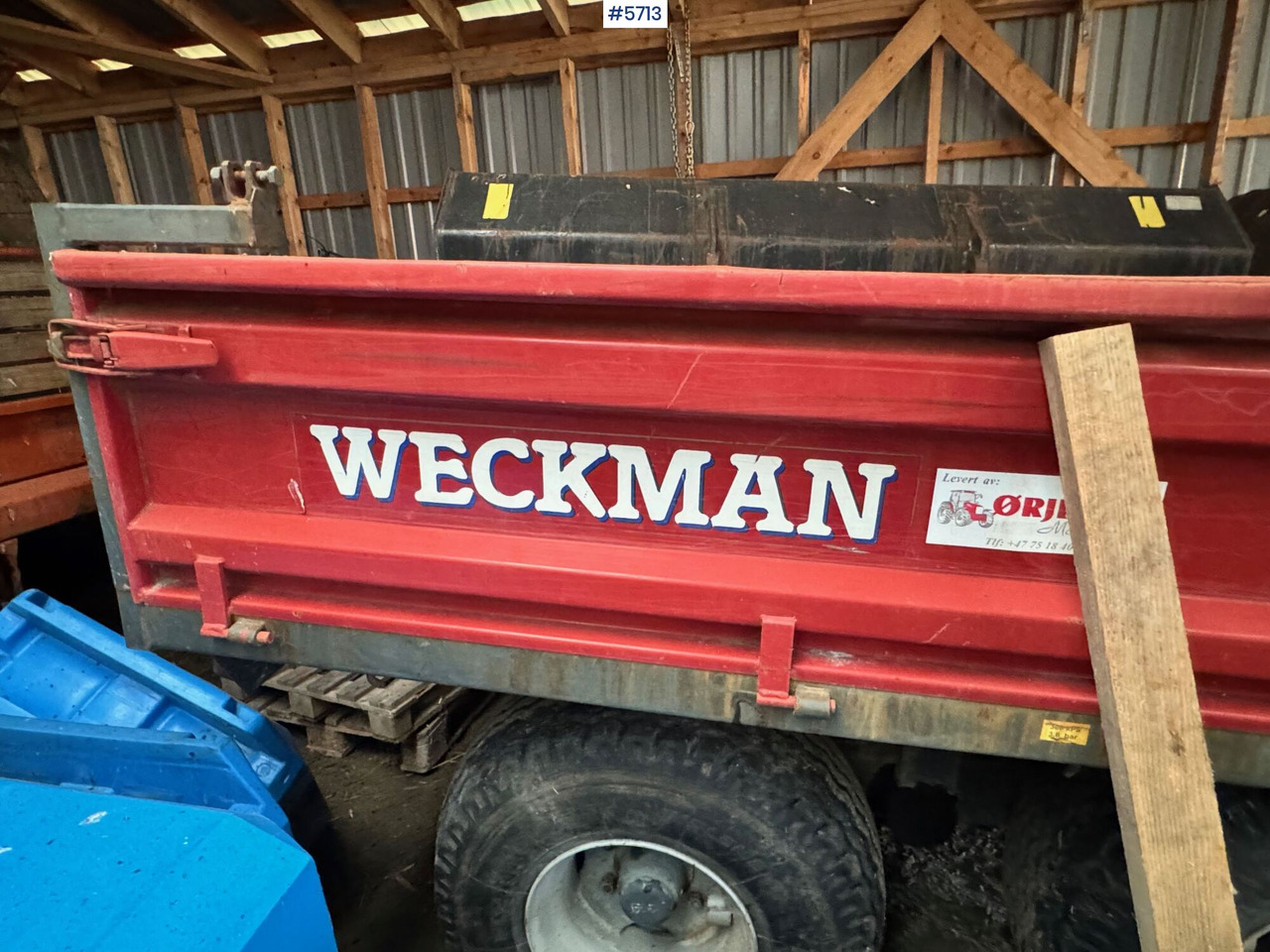 2006 Weckman WS100 dump trailer - Maatalous kippiperävaunu: kuva 2006 Weckman WS100 dump trailer - Maatalous kippiperävaunu 2006 Weckman WS100 dump trailer - Maatalous kippiperävaunu: kuva 2006 Weckman WS100 dump trailer - Maatalous kippiperävaunu