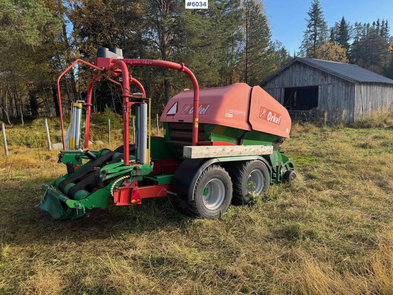 2008 Orkel 1260 round baler - Heinäkone: kuva 2008 Orkel 1260 round baler - Heinäkone 2008 Orkel 1260 round baler - Heinäkone: kuva 2008 Orkel 1260 round baler - Heinäkone