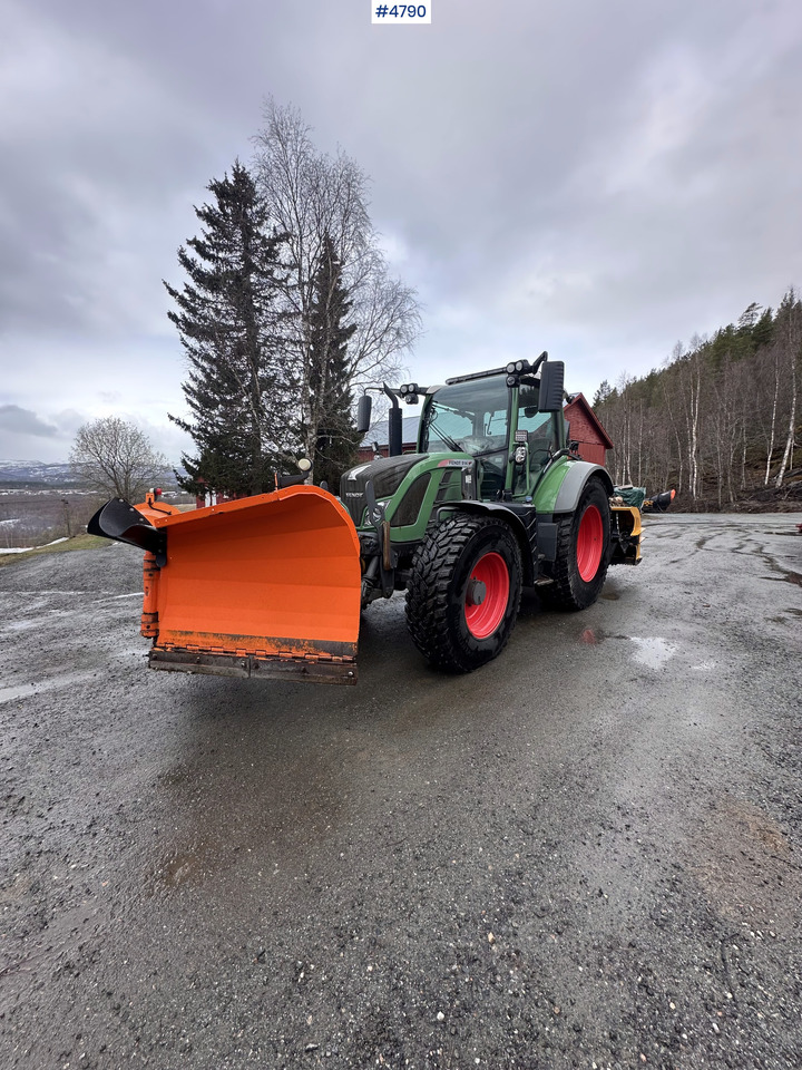 2014 Fendt 514 Vario 4x4 w/ front loader, folding plow, snow blower and sand spreader - Traktori: kuva 2014 Fendt 514 Vario 4x4 w/ front loader, folding plow, snow blower and sand spreader - Traktori 2014 Fendt 514 Vario 4x4 w/ front loader, folding plow, snow blower and sand spreader - Traktori: kuva 2014 Fendt 514 Vario 4x4 w/ front loader, folding plow, snow blower and sand spreader - Traktori