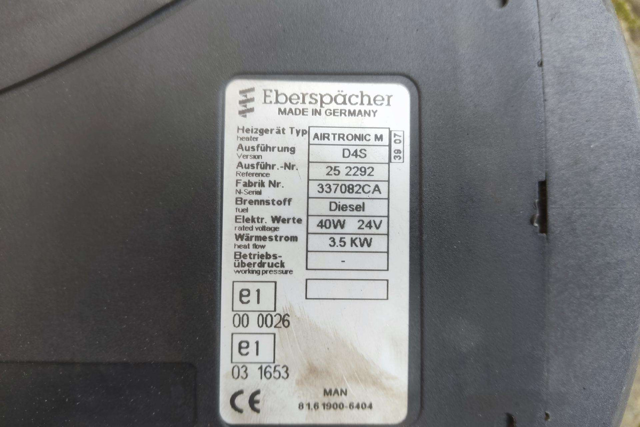 MAN auxiliary heater TESTED D4S - Lämmitys/ Tuuletus - Kuorma-auto: kuva MAN auxiliary heater TESTED D4S - Lämmitys/ Tuuletus - Kuorma-auto MAN auxiliary heater TESTED D4S - Lämmitys/ Tuuletus - Kuorma-auto: kuva MAN auxiliary heater TESTED D4S - Lämmitys/ Tuuletus - Kuorma-auto