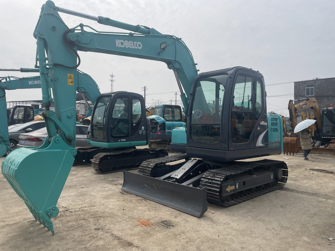 Kobelco SK 75 - Telakaivukone: kuva Kobelco SK 75 - Telakaivukone Kobelco SK 75 - Telakaivukone: kuva Kobelco SK 75 - Telakaivukone