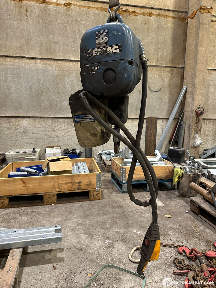 DEMAG PK5N-F sähköketjutalja, Hyvinkää - Varastokone: kuva DEMAG PK5N-F sähköketjutalja, Hyvinkää - Varastokone DEMAG PK5N-F sähköketjutalja, Hyvinkää - Varastokone: kuva DEMAG PK5N-F sähköketjutalja, Hyvinkää - Varastokone