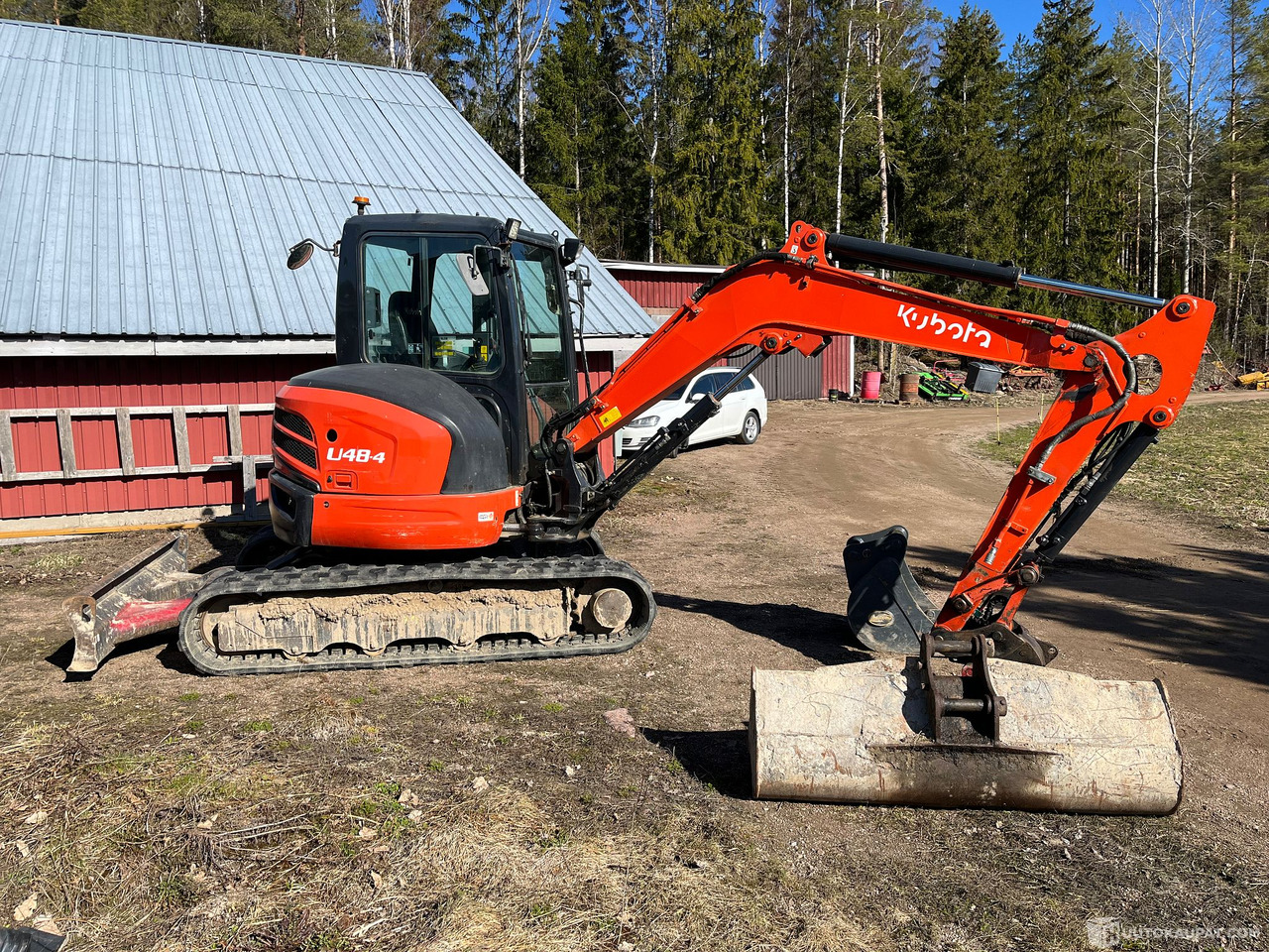 Kubota 48-4, kaivinkone kahdella kauhalla, 2015, Kouvola - Rakennuskoneet: kuva Kubota 48-4, kaivinkone kahdella kauhalla, 2015, Kouvola - Rakennuskoneet Kubota 48-4, kaivinkone kahdella kauhalla, 2015, Kouvola - Rakennuskoneet: kuva Kubota 48-4, kaivinkone kahdella kauhalla, 2015, Kouvola - Rakennuskoneet