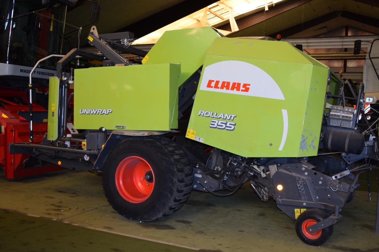 CLAAS Rollant 355 RC Uniwrap - Pyöröpaalain: kuva CLAAS Rollant 355 RC Uniwrap - Pyöröpaalain CLAAS Rollant 355 RC Uniwrap - Pyöröpaalain: kuva CLAAS Rollant 355 RC Uniwrap - Pyöröpaalain