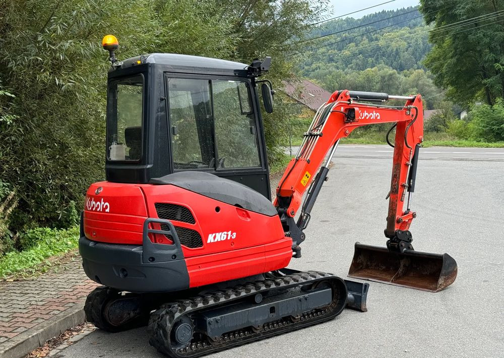 Minikuormaaja Kubota * Sprowadzona * Minikoparka * Kubota KX61-3 * 2.6 Ton *: kuva Minikuormaaja Kubota * Sprowadzona * Minikoparka * Kubota KX61-3 * 2.6 Ton *