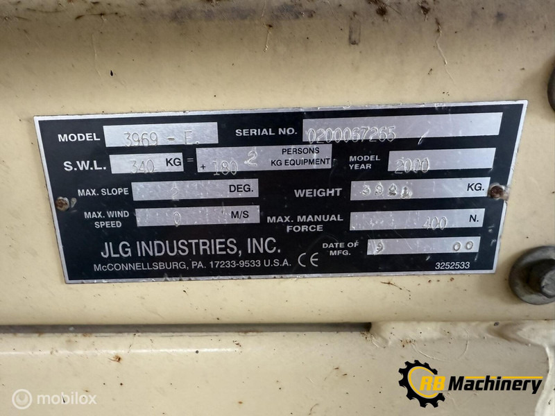 Onbekend merken JLG 3969 - Saksilava: kuva Onbekend merken JLG 3969 - Saksilava Onbekend merken JLG 3969 - Saksilava: kuva Onbekend merken JLG 3969 - Saksilava